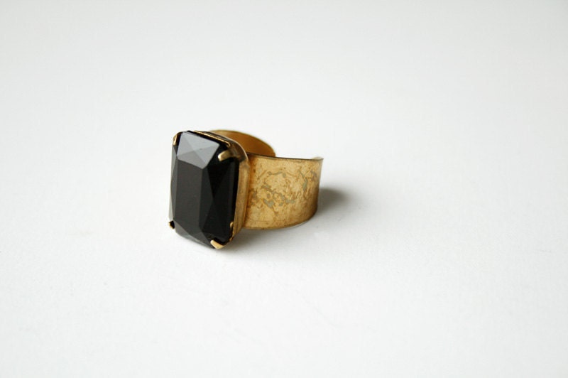 The black octagon ring