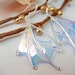 Fairy Jewelry, Blue Fairy Wings, sky blue, silver fairy wings, OOAK Water Nymph Earrings