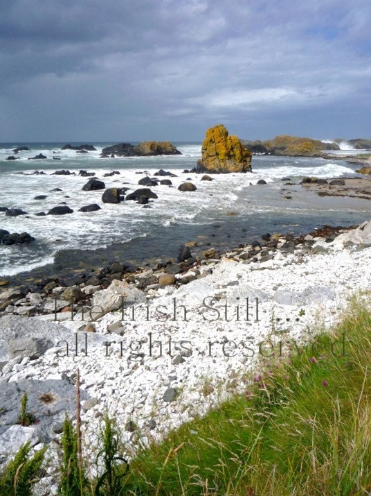 Irish Landscape Photography . Ballintoy Harbor, N. Ireland ... 11x14