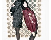 Golden Dragon Kimono Jacket Robe Layering oversized