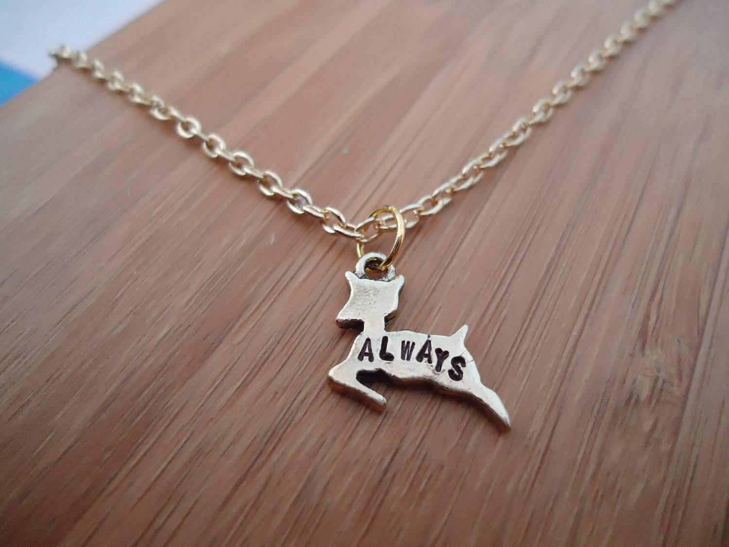 Severus Snape "Always" Doe Patronus Necklace - Harry Potter & The Deathly Hallows Inspired Geekery
