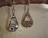ARTisan Made "Boho" Earrings - Fine Silver - Sterling Silver - OOAK