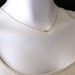 Mini Sideways Cross Necklace