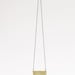 Drips Hammered Brass Necklace