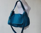 SALE up to 20% -Pico in Dark Teal (Water Resistant) Shoulder / Messenger / Tote / Diaper bag / Women / Laptop / Handbag / School Bag