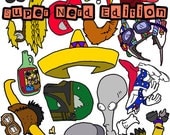 Roger's Dress Up Kit: Super Nerd Edition (Magnetic Fashion Doll)