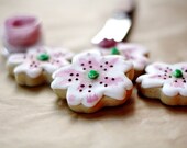 Dogwood Tree Flower Decorated Sugar Cookies - Wedding Favors - Gifts for Women