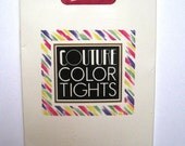 Vintage Foxglove Pink 15 Denier Nylon Tights by Couture Panty hose