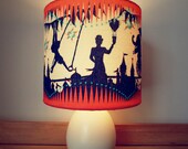 Smaller Circus Carousel Table Lampshade