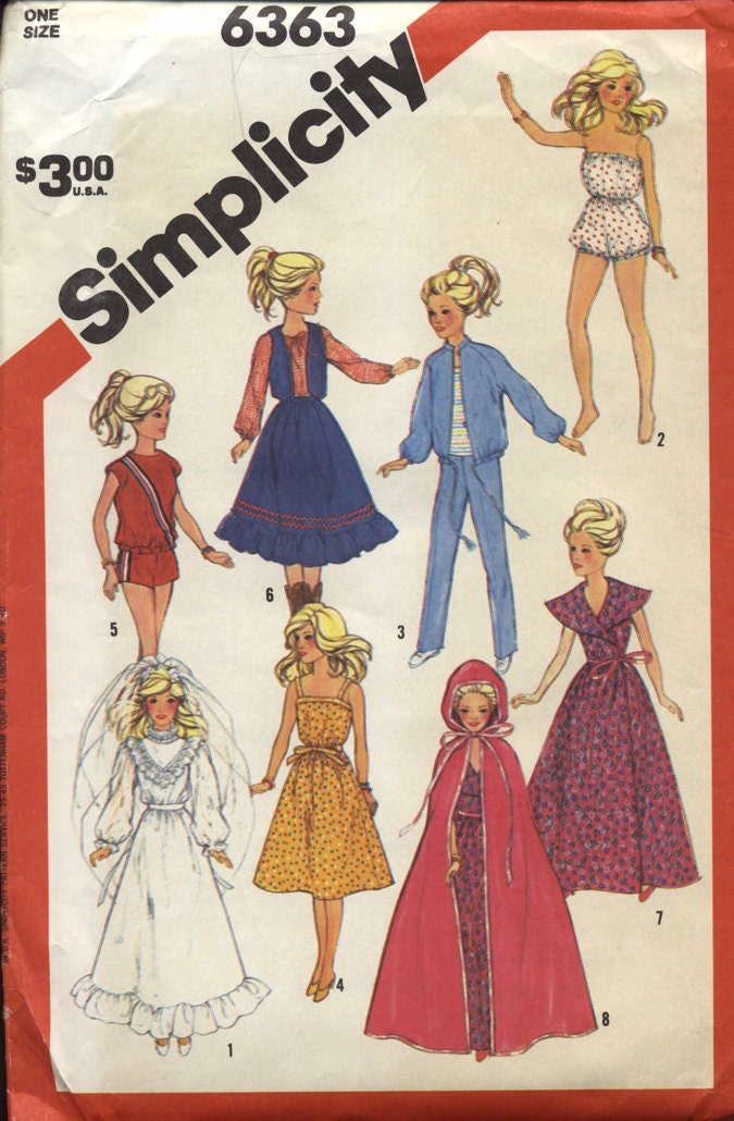 Barbie Clothes Patterns