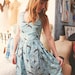 The 'Brandy Snap' Peter Pan Collar Dress With Full Skirt - Custom Made In A Fabric Of Your Choice