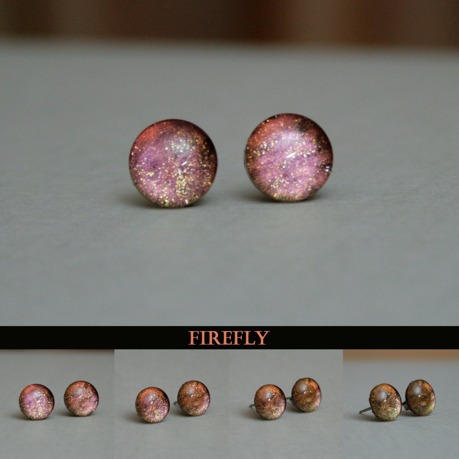 Firefly 8mm Post Earrings