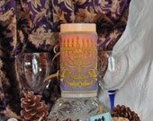 9 candle Menorah Embroidered Candle Wrap.