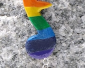 With A song In My Heart Rainbow Collar Charm