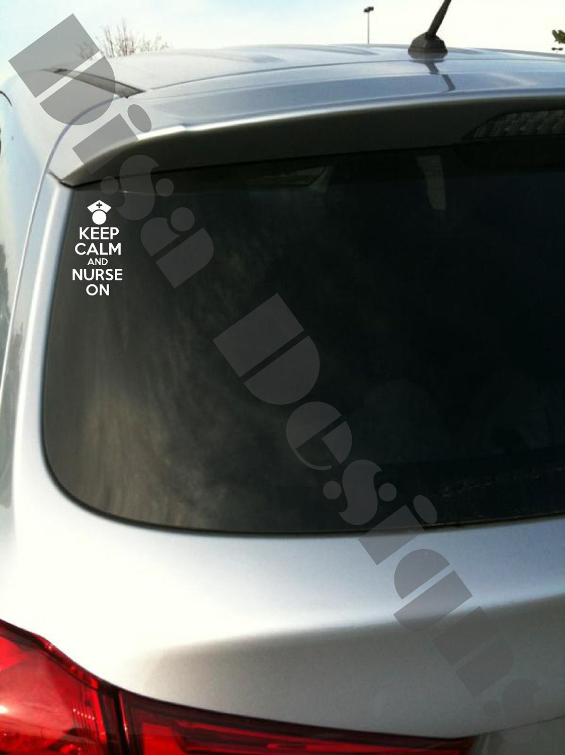 Keep Calm and Nurse On vinyl decal - Car Decal - Macbook Decal - Notebook decal - Nurse Decal