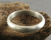 Simple Sterling Silver Band:  Size 6.5