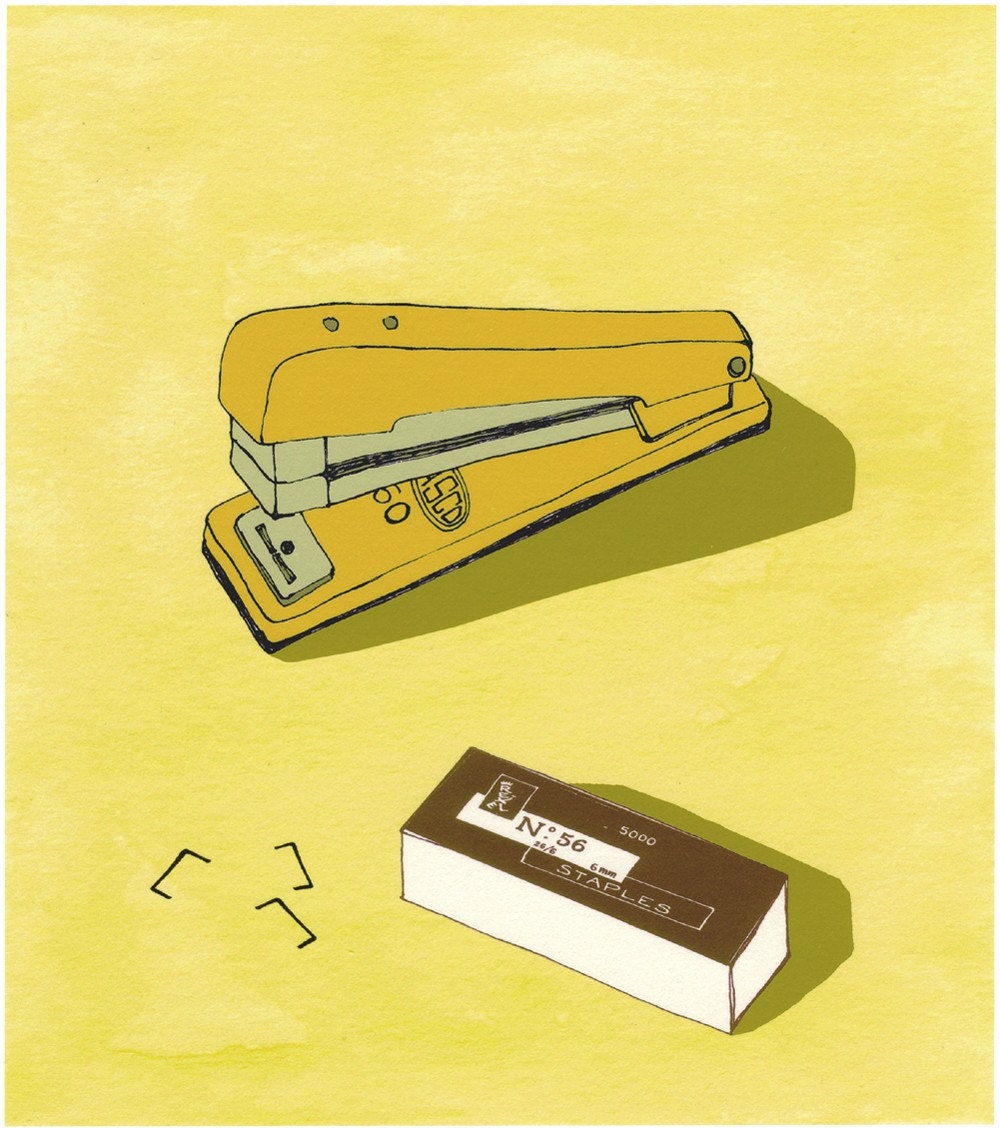 Still Life with Stapler (Open Edition Print)