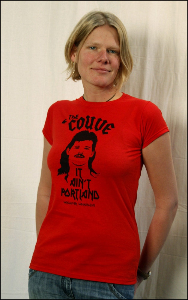 The Couve, It Aint Portland Womens Red tshirt