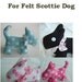Scottie Dog - Fun Felt Sewing Pattern  - PDF Format