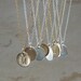Silver Initial Necklace, Graduation Jewelry, Celebrity Inspired, Custom Personalized Initial Necklace by m. frances Jewelry