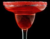 Red cocktail sugar - colored sugar to rim martinis, sweet margaritas, Valentine's Day champagne glasses - rimming sugar with drink recipes