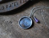 Handmade Personalized SINGLE Charm Necklace.Custom. Personalized Jewelry. - Made To Order-Mom Jewelry