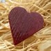 Wooden red heart ring, Valentine's day, funky jewelry - bohemian style - Mixed media ring by lespetitsbuttons on Etsy