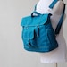 SALE up to 20% -Pico2 Backpack  in Dark Teal (Water Resistant) Satchel / Laptop / Shoulder / Rucksack / School / Messenger / Handbag