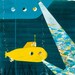 Children's art print poster : Under the sea - kids wall art - kids poster - kids art print
