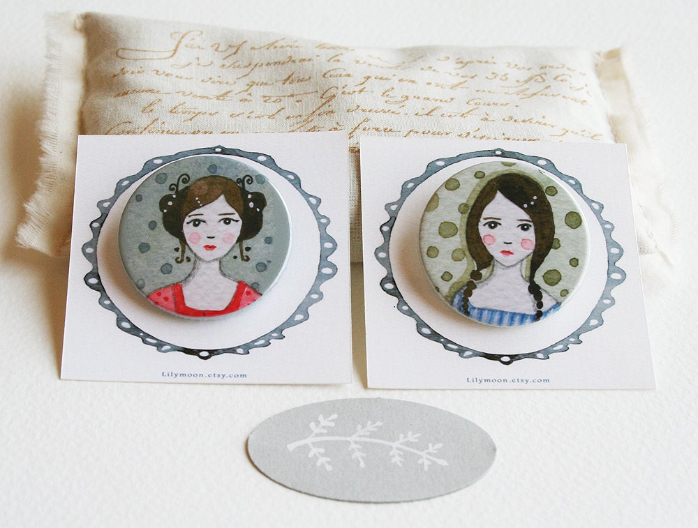 Ladies duet no. 1  (Pinback Buttons)
