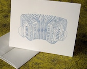 Concertina Illustration Note Card