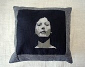 Isadora Duncan - Cross Stitch Embroidered Pillow Cover