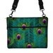 13 inch Laptop Bag for MacBook Pro 13" Case Sleeve Cover Mac Laptop Messenger Bag with Strap  - Peacock Feather