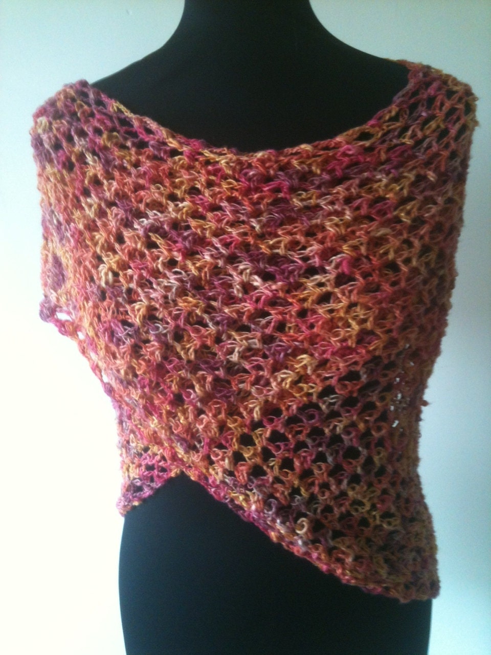 Gossamer Summer Silk-Wool-Blend Shawl or Wrap
