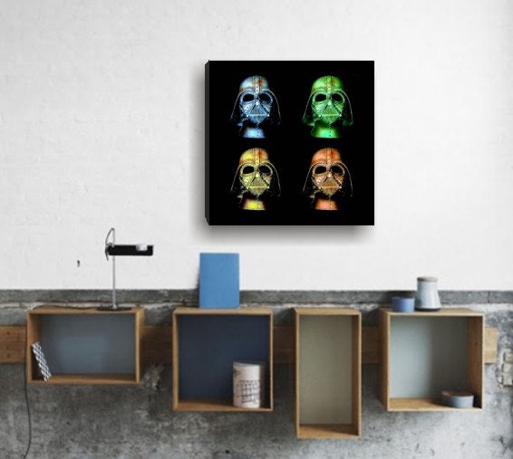 Star Wars Darth Vader Helmet Pop Art print Art Posterized Giclee