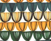 tulip heads - A4 giclée art print