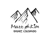 Rustic Wedding themed custom rubber stamp mountains save the date stamp