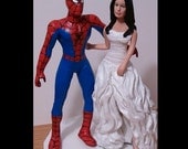 Custom Wedding Cake Toppers Figure set - Superheroes - Your Choice