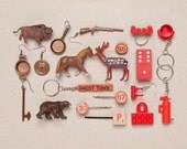 Toys-accessories picture postcard (10 x 15 cm) - 3 : brown & red