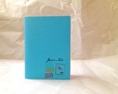 Turquoise Just a Note A6 Notebook - Recycled Paper
