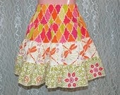 size: 5T - GRAND BAZAAR Tiered Skirt - Boutique Girls Skiry - Ooak
