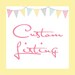 custom listing for HEATHER Scicluna