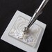 Wedding Guest Book Pen Set, White and Ivory Flocked Guest Book Coordinate 3x3 wooden base, silver pen