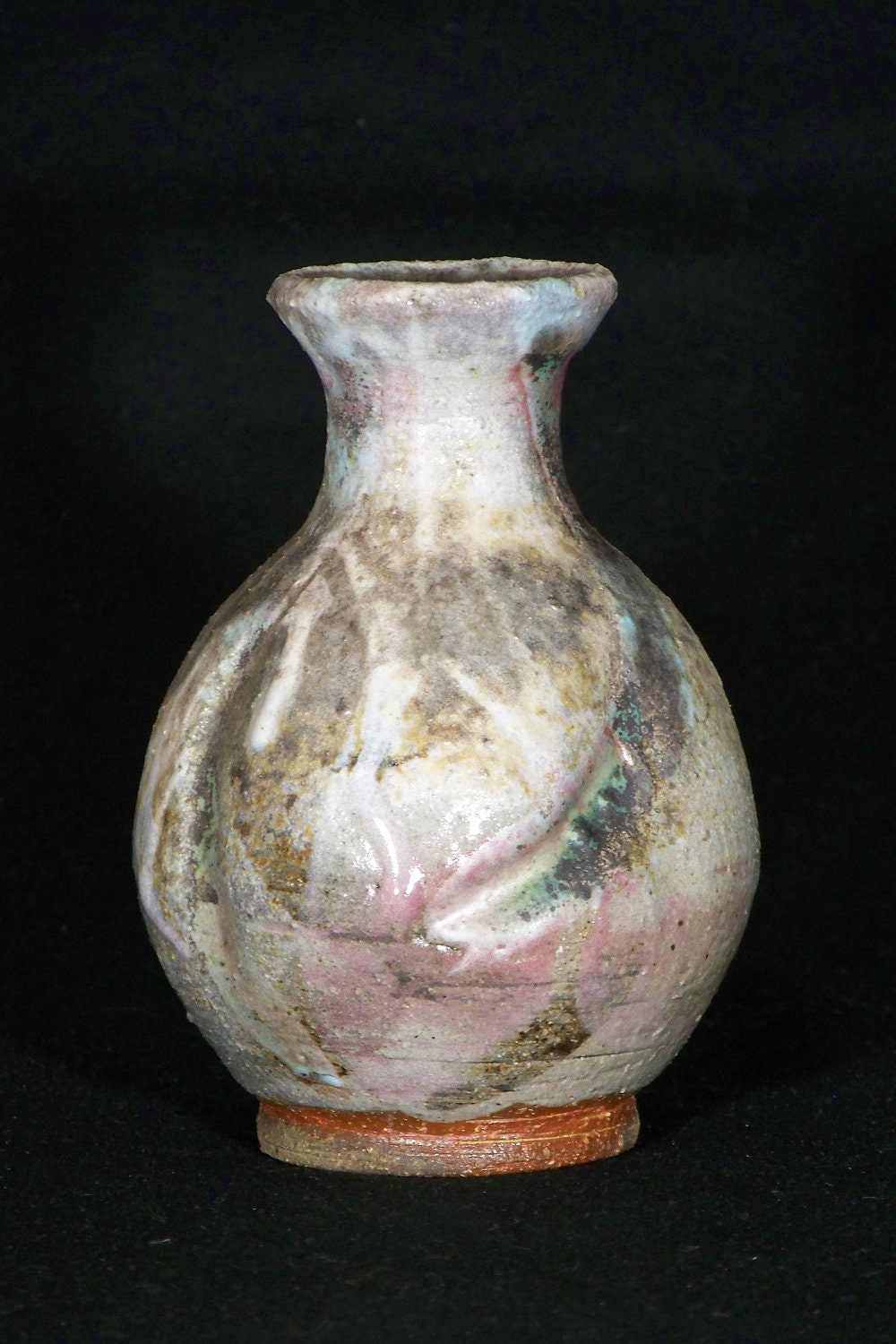 Wood Fired Tokkuri Bottle with Nuka Glaze