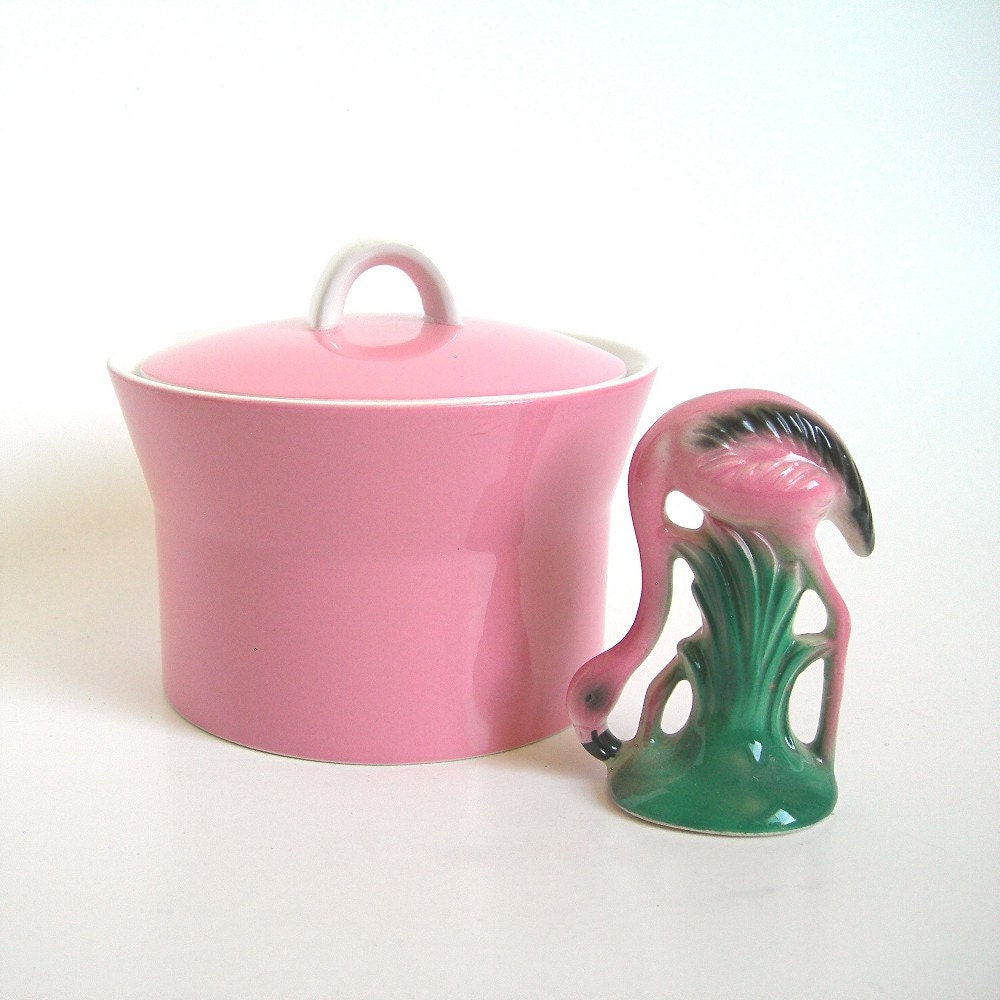 Pink Mikasa Eden Sugar Bowl Vintage 1960s China Dishes Mikasa Duplex by Ben Seibel Made in Japan Cottage Chic Kitchen