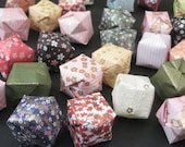 Origami cube,  set of 20 Origami paper lantern string light cover