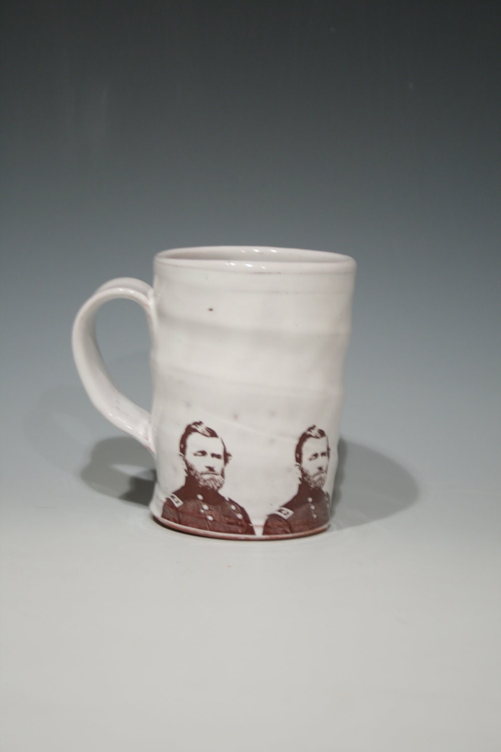 President Ulysses S. Grant Mug with white glaze