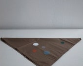 brown bandana / triangle scarf