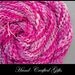 Soft Handspun Yarn - 1 oz, 110yd, Sport Weight , WPI 15, Spiral, Vegan.