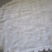 Vintage Linens - Embroidered White Table Runner Doily